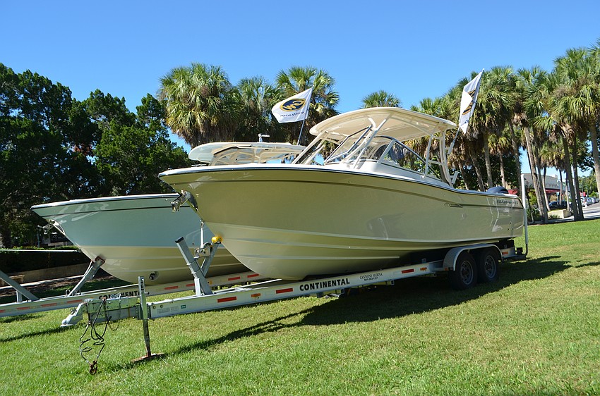 Six boats from Cannons Marina were on display during the St. Armands Boat Show on Oct. 22 and 23.