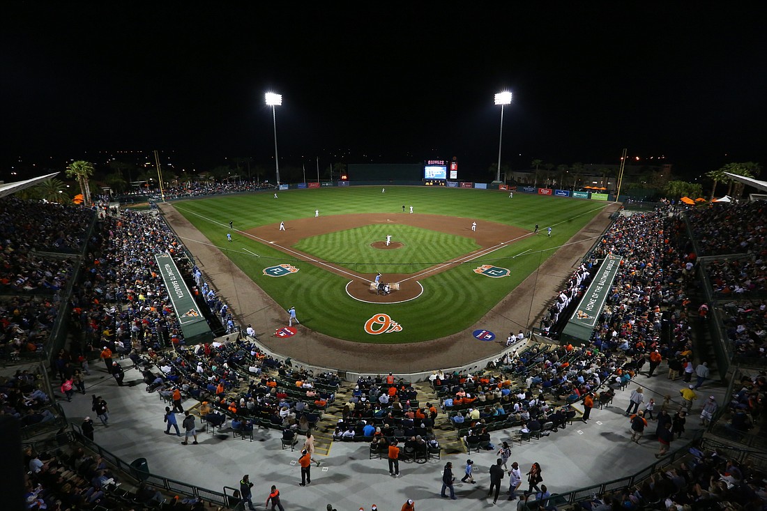 The Baltimore Orioles will open their home Spring Training slate at Ed Smith Stadium on Feb. 26 against Pittsburgh. (Photo via the Baltimore Orioles)