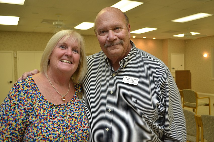 Carol and Steve Lawson of St. Armands Travel spoke to the Garden Club at their first meeting of the season on Oct. 25.