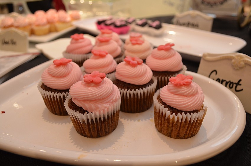 Pastries by Design served many delectable desserts such as carrot cake cupcakes.