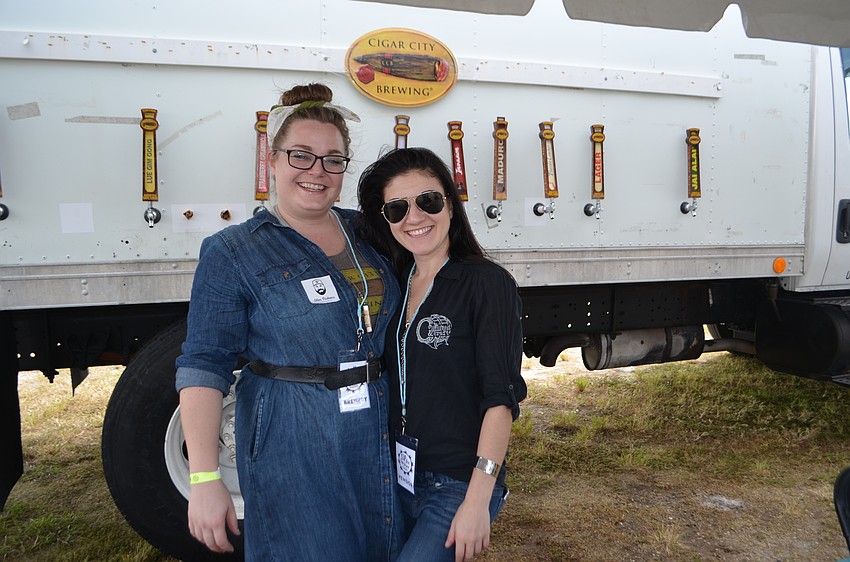 Rachel Wood of Cigar City Brewing and Taylor Katz of Cultured and Craft