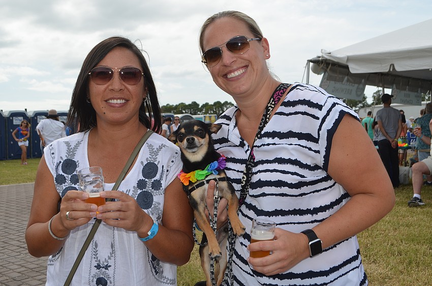 Suki Juliano and Alison Fink with P.D.