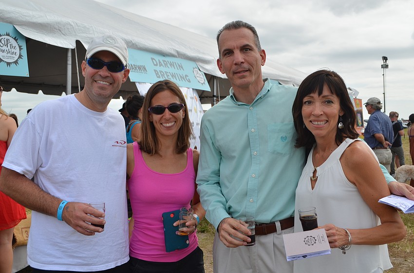 Ryan and Becky Johnson and Geoff and Fernanda Scalera
