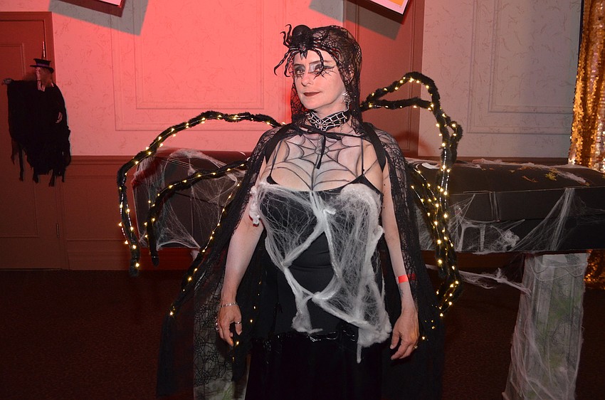 Darcie Borregard as a “spider queen”