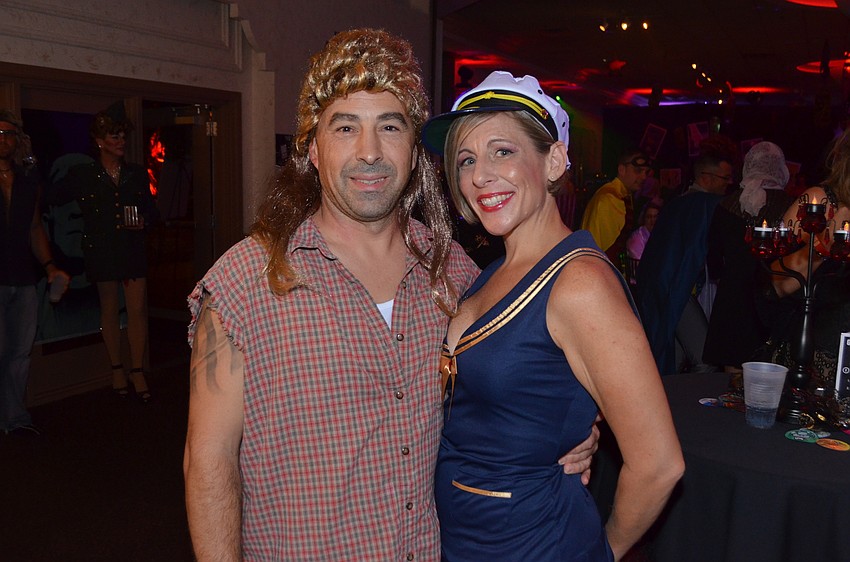 Fred Zimmerman as “Joe Dirt” and Billie Charvet as a “sailor woman”