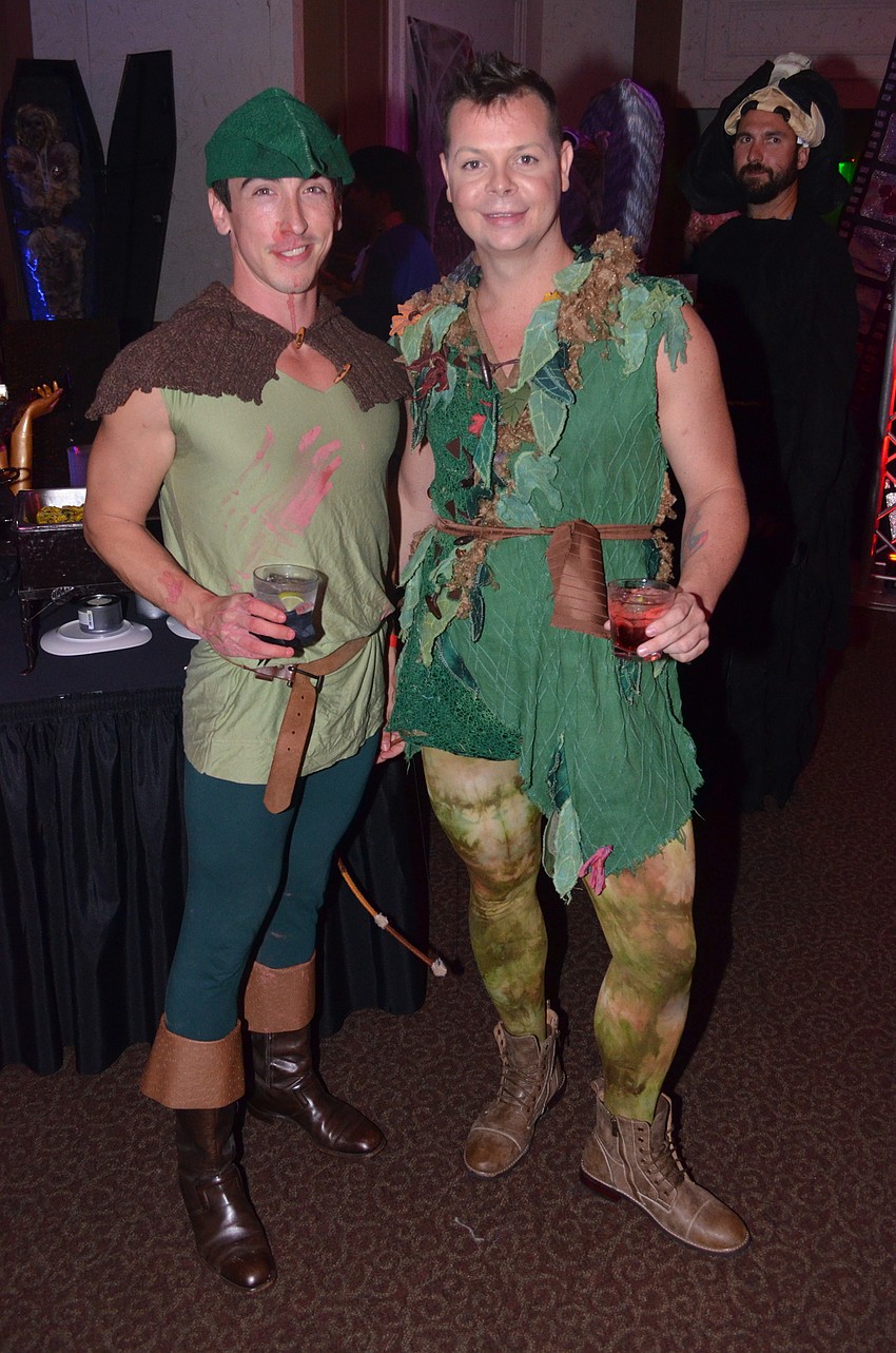 Andrew Judson as “Robin Hood” and Jonathan Hall as “Peter Pan”