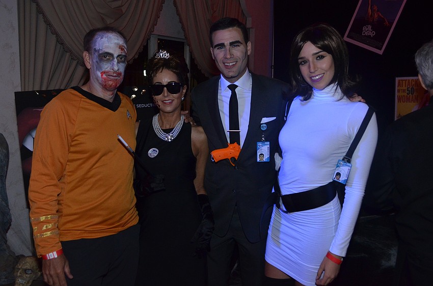 Steve Weissman and Rande Weissman, director of community events for Planned Parenthood of Southwest and Central Florida, with Michael Rosenbach and Alana Drasin