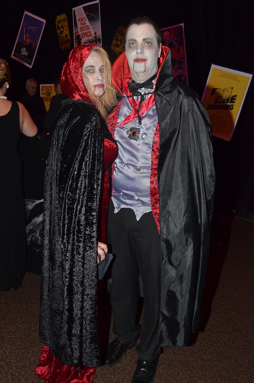 Michelle Hathaway and Steve Jankowski as “vampires”