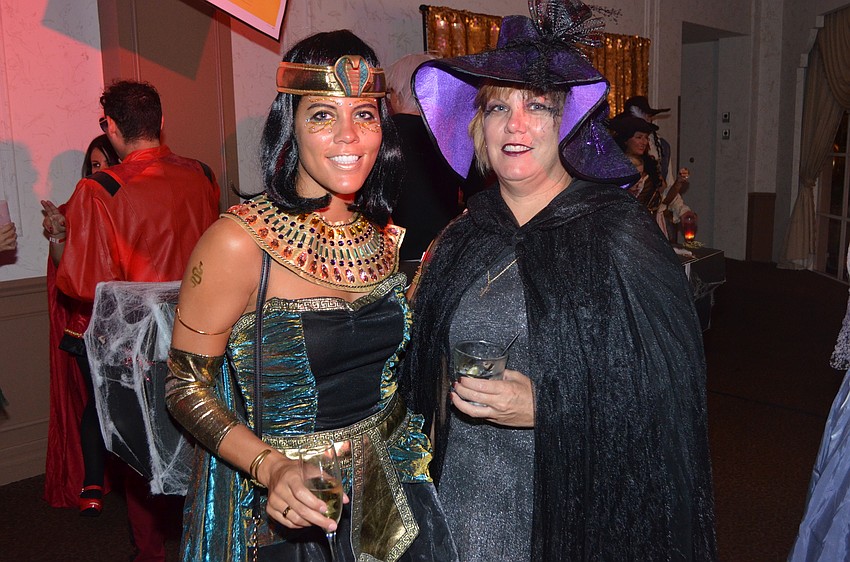 Chelsea and Jackie Smith as “Egyptian and witch.”
