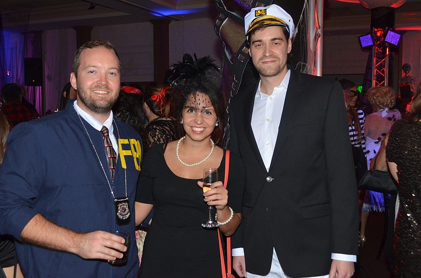 John Syvertson and Yvonna Powers as “Bert Macklin and Janet Snakehole” from Parks and Recreation with Travis McCaine as “Yacht Captain”