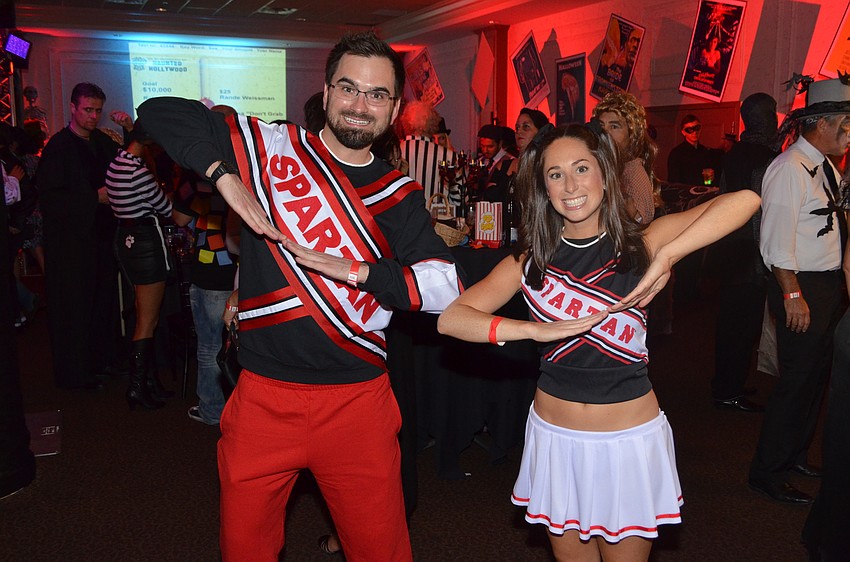 Adam Negroski and Co-Chair Sarah Wertheimer as “Craig and Arianna” from SNL