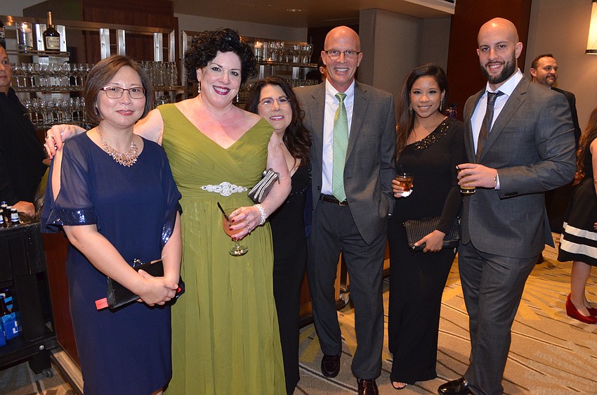 Dr. Katie Dinh, Yvonn Arrigo, Judge Stephanie Domitrovich, Mike Arrigo Sr., Jadiera Martinez and Mike Arrigo Jr.