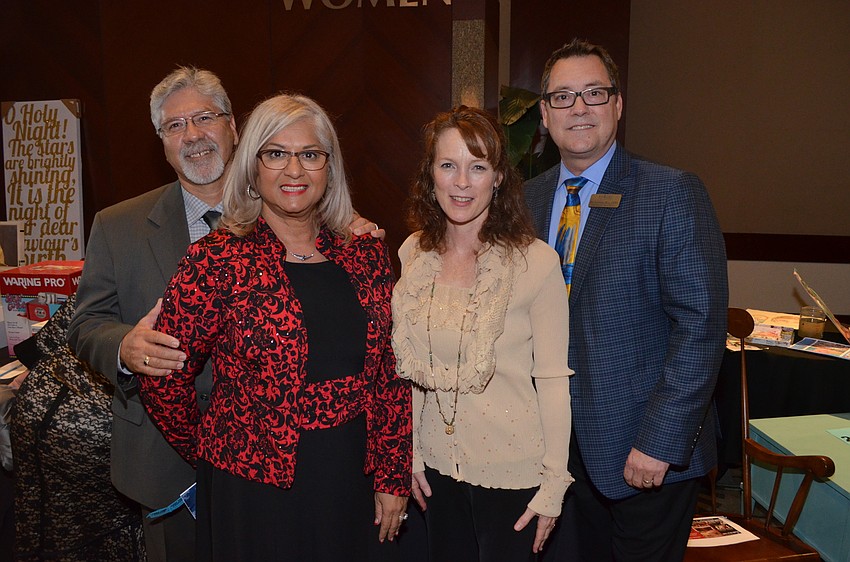 Rafael and Shirley Parrato with Michelle and Jim Selinski