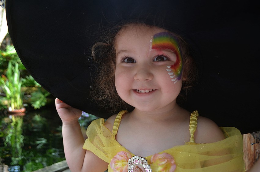 Summer Leicht paired a witch hat with her princess Belle dress.