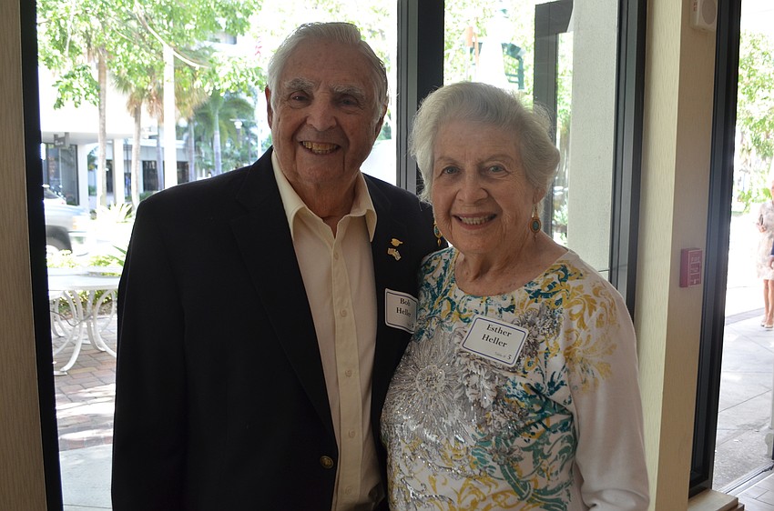 Bob and Esther Heller, recipients of the Sidney J. Berkowitz Building Community Award