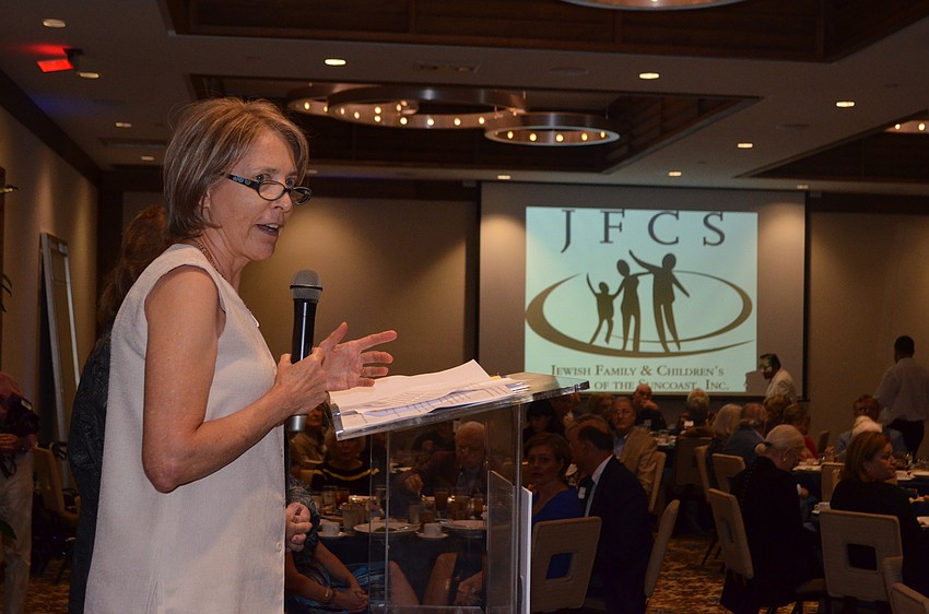 Peggy Dessant speaks about how after her sister’s breast  cancer came back after 12 years in remission, she used JFCS counseling services to cope with her sister’s impending death.