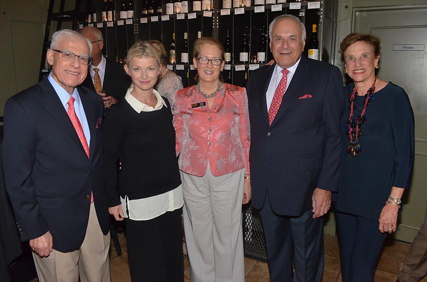 Zuheir Sofia, Sarasota Orchestra Conductor Anu Tali, Susan Sofia, Sam Samelson and Susan Samelson