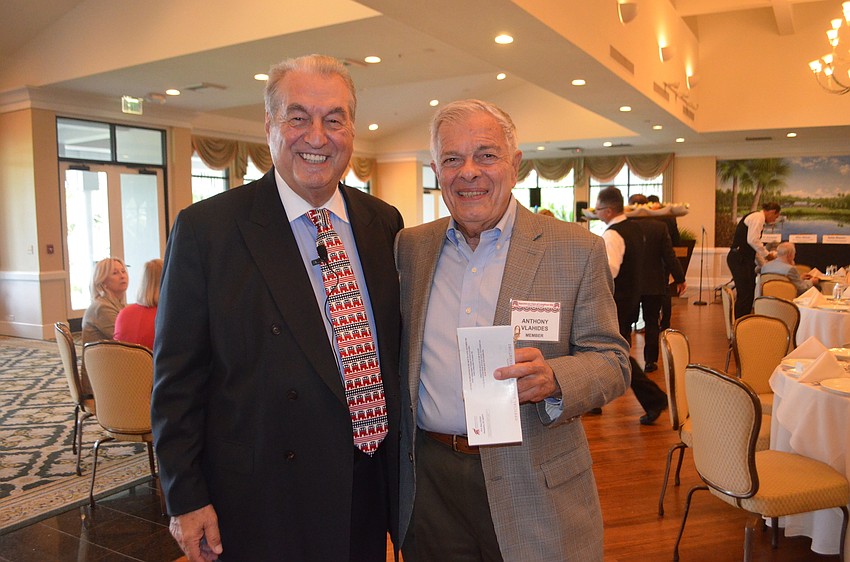 Club President Joe McElmeel and Anthony Vlahides