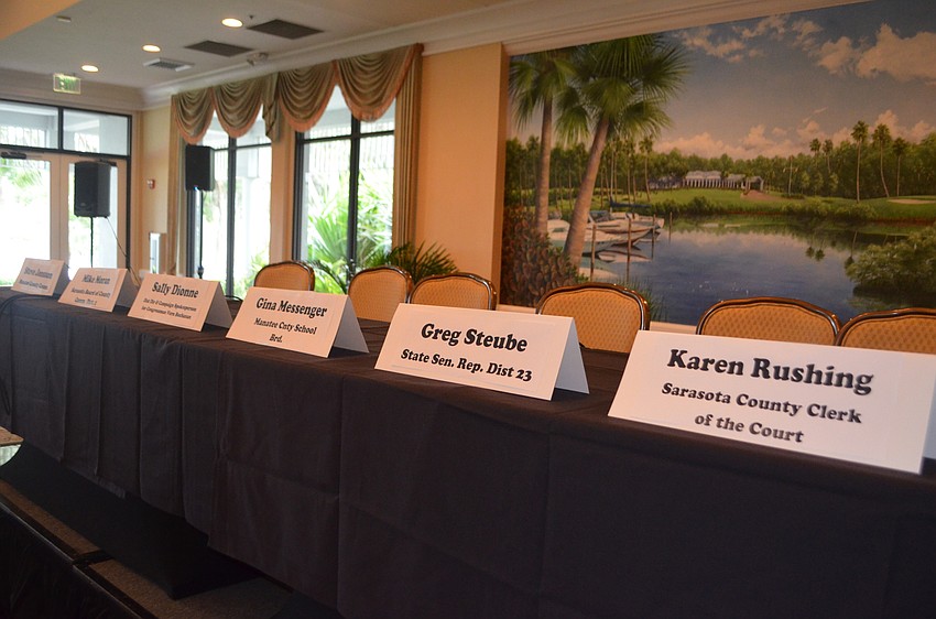 The Republican Club of Longboat Key held a “Meet the Candidates” night at their monthly meeting on Nov. 2.