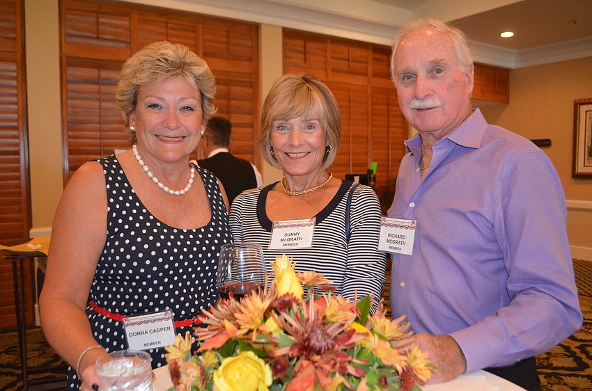 Donna Casper with Sunny and Richard McGrath