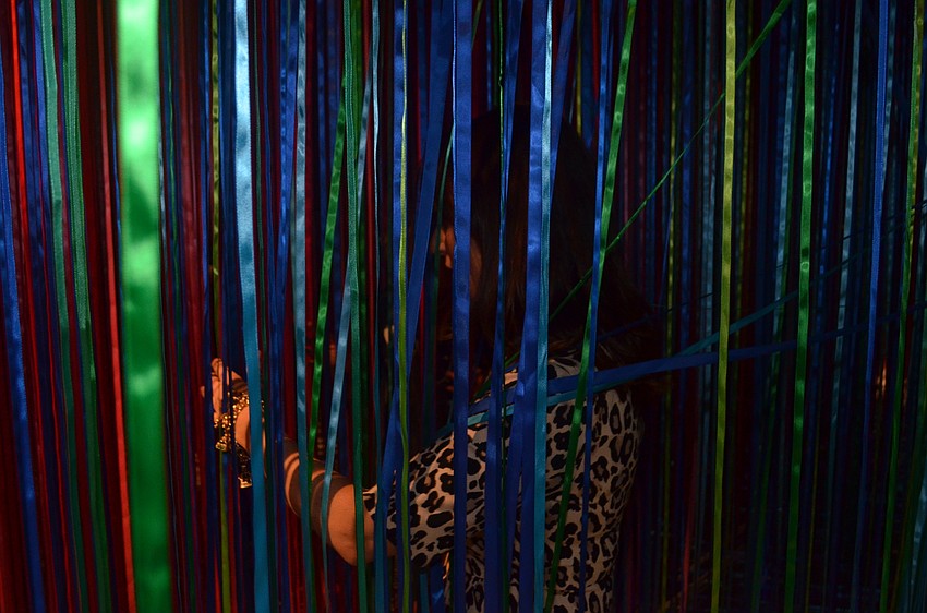 Liz Dimmitt explores the “Pathless Woods” exhibit.