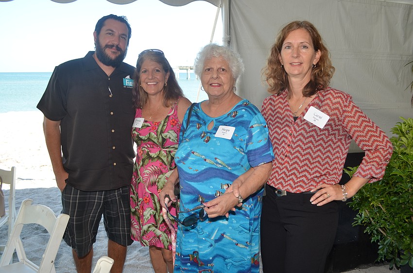 Justin and Donna Pachota with Margaret Roberts and Carol DeLeon