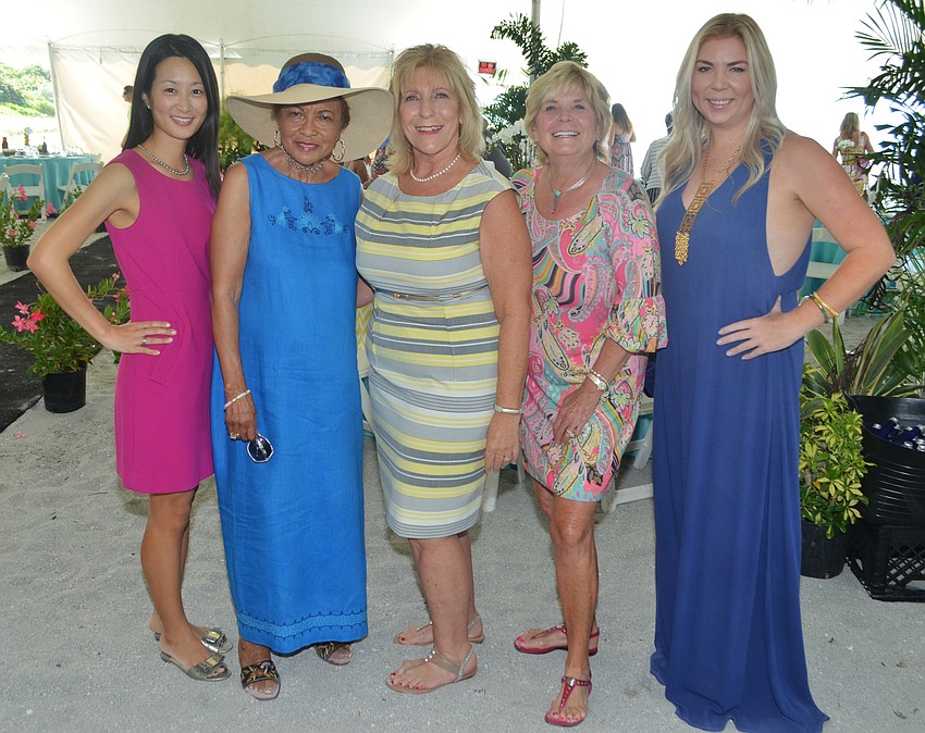 Co-Chairwomen Janna Kim, Audrey Coleman and Andrée Keebaugh with Vice President - Development Carol Butera and Co-Chairwoman Sarah Macrae
