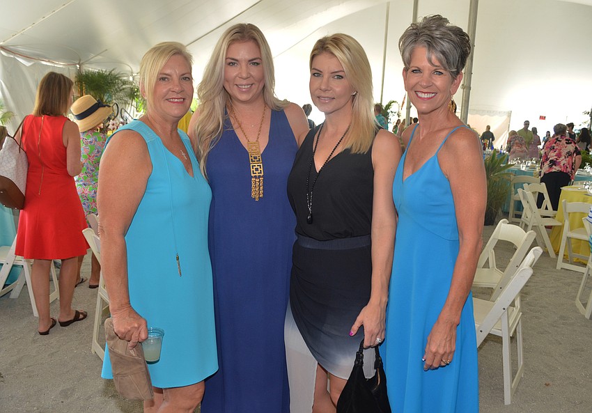 Susan and Sarah Macrae with Allison Scibelli and Sally Schule