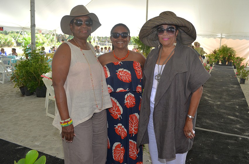 Doris Johnson, Charmaine Downie and Shirley Miller