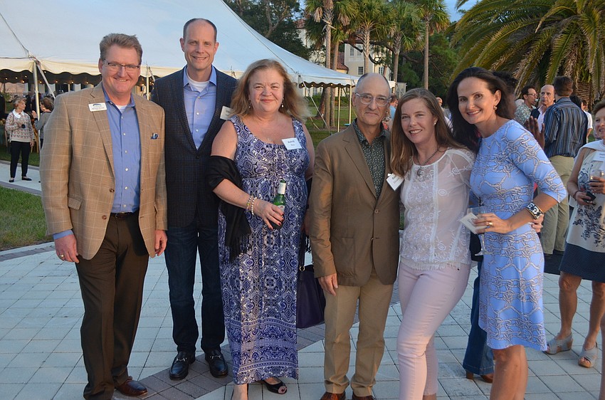 Michael Fuller, Glenn Harris, Astria Rau, Raul Elizalde, Alison Elizalde and Oxana Saunders