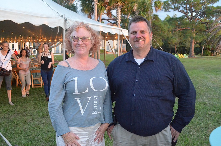 New College Custodial Coordinator Sheila Foley with New College Maintenance Coordinator Paul Shamp