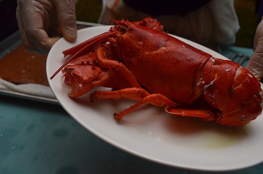 Chefs from Michael's On East joked that the name of the event a bit of “false advertising” because lobster was served instead of clam.