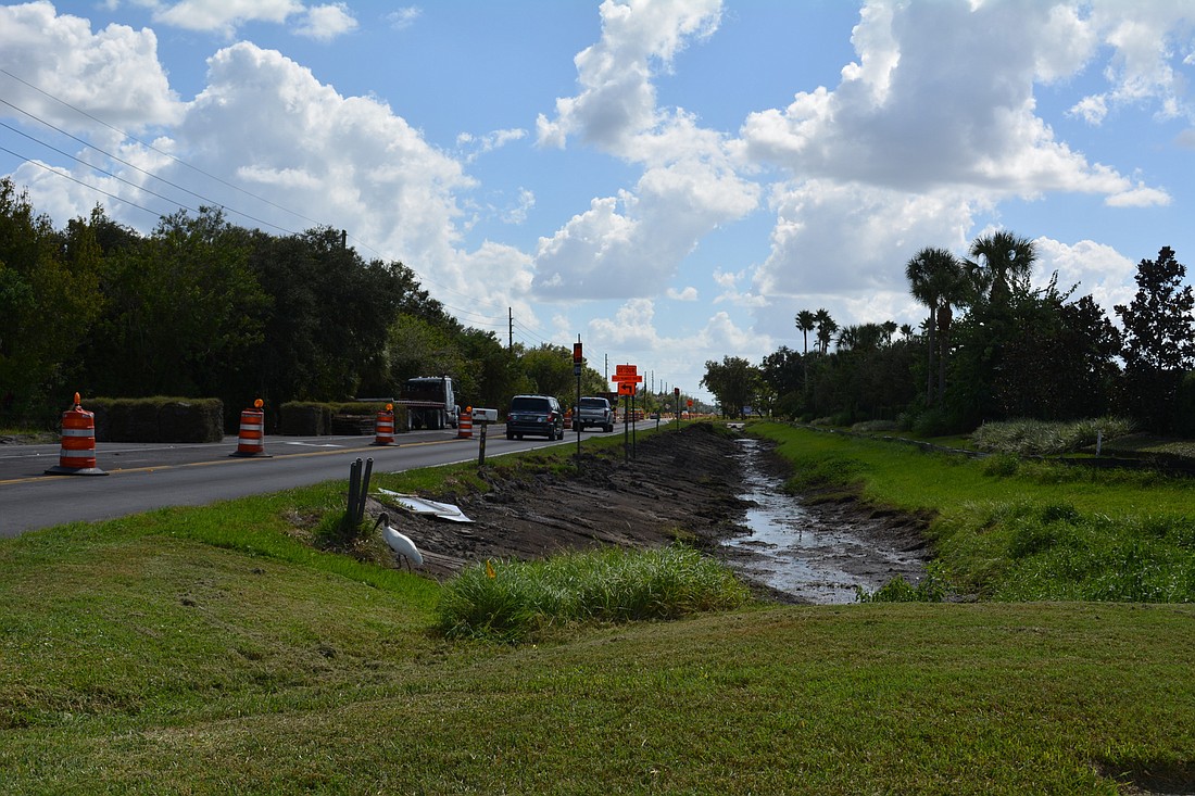 Contractors are also working on Upper Manatee River Road.