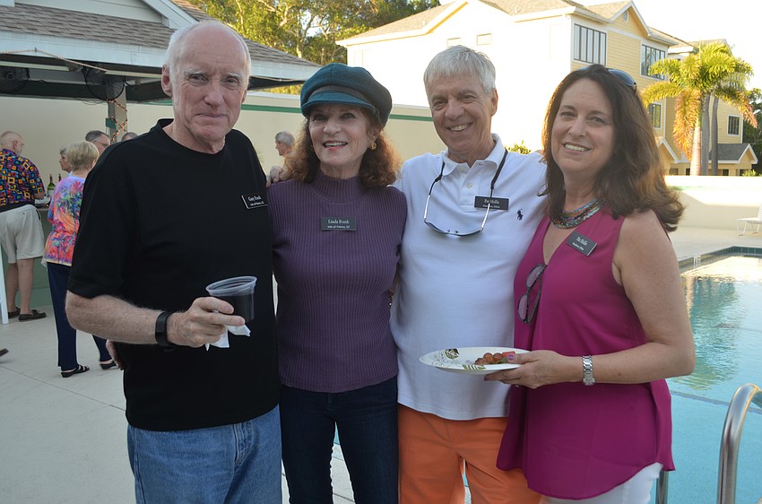 Gary and Linda Frank with Patrick and Patricia Hollis