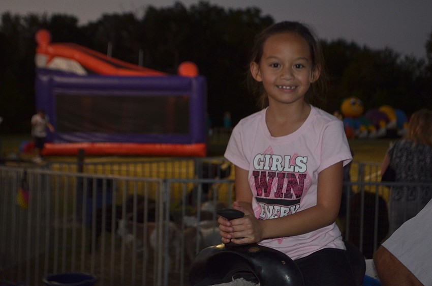 Heritage Harbor's Ziarymar Cerdenio-Santiago, 7, can't wait to ride a pony.