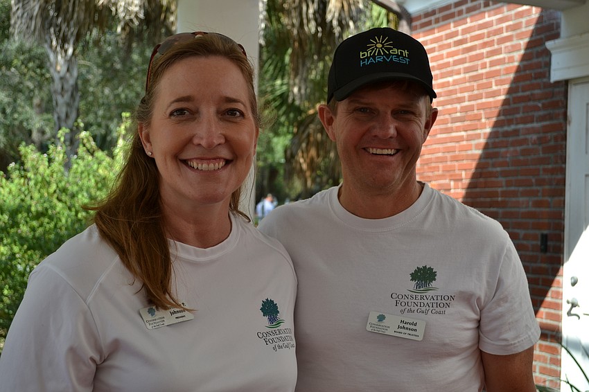 Conservation Foundation of the Gulf Coast President Christine Johnson and Harold Johnson