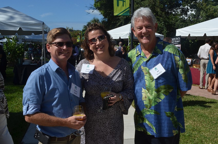 Chuck and Jamie Smith with Bill Probstfeld