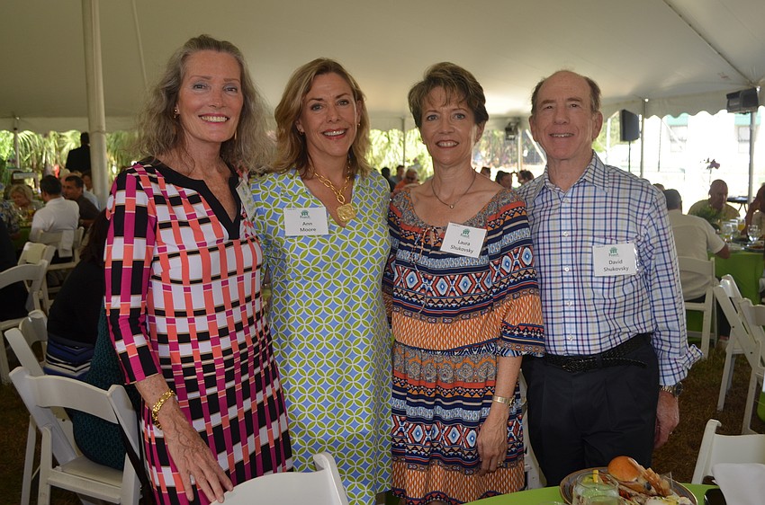 Meredith McKinley, Ann Moore and Laura and David Shukovsky