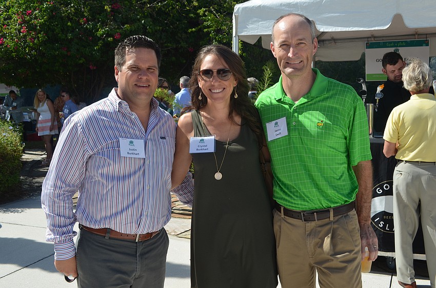 Justin and Crystal Burkhardt with Jason Swift