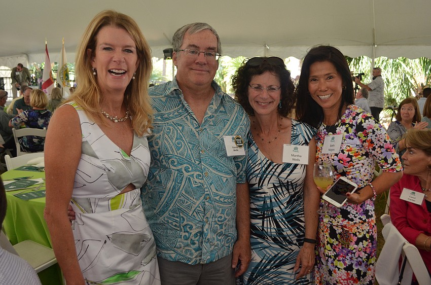 Elizabeth Moore, Randy and Martha Wells and Beth Noyes