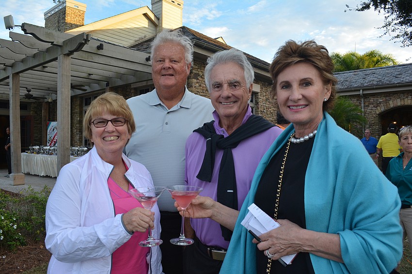 Alice and Dave Young and Paul and Susan Giroux were on hand to support the tournament.