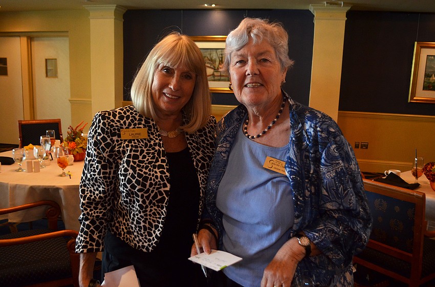 Laurie Fitch, board member, and Virginia Tashian