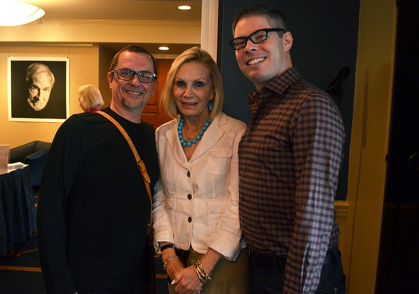 Director Iain Webb, Chair of the Board of Directors Hillary Steele and Director of Education Christopher Hird