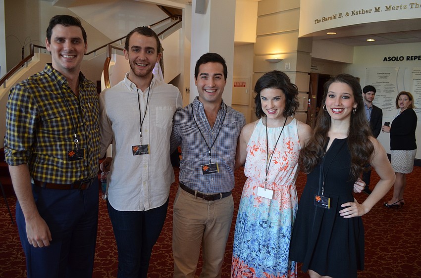 Cody Davis, Tim Capodice, Michael Callahan, Veronica Kuehn and Hillary Porter