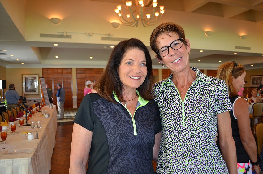 Women’s Golf Association President Suzanne Reiman and Vice President Pat Goldwater