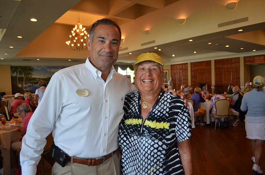 The Resort at Longboat Key Club General Manager Jeff Mayers Jeff Mayers and Nancy Chanos