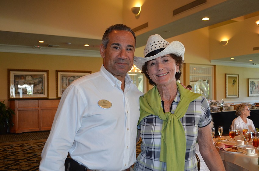 The Resort at Longboat Key Club General Manager Jeff Mayers Jeff Mayers and Barbara Brizdle