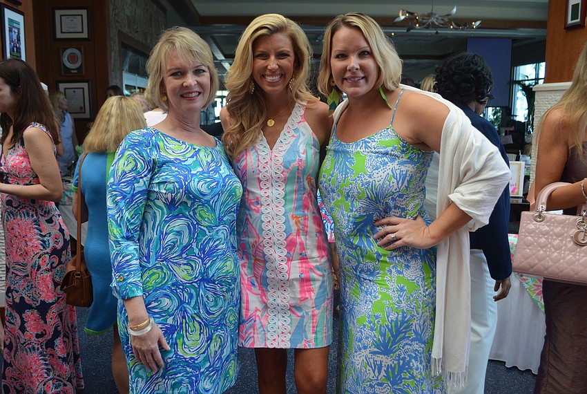 Veronica Brady, Junior League of Sarasota President Britt Riner and Amy Sankes