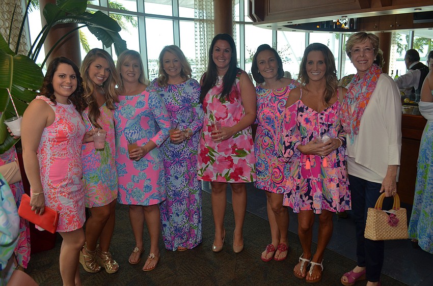 Brittany McGregor, Brittany Blanchard, Jenn Prasnjak, Stephanie Strayer, Allison Konick, Brooke Baker, Janice Hermanson and Sue Messina.