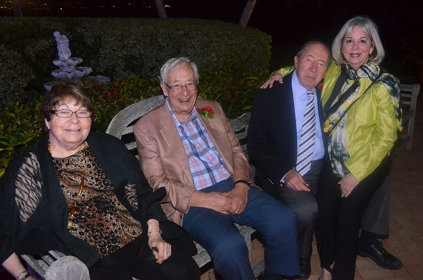 Marjorie and Bill Sandy with Herman and Sharon Frankel